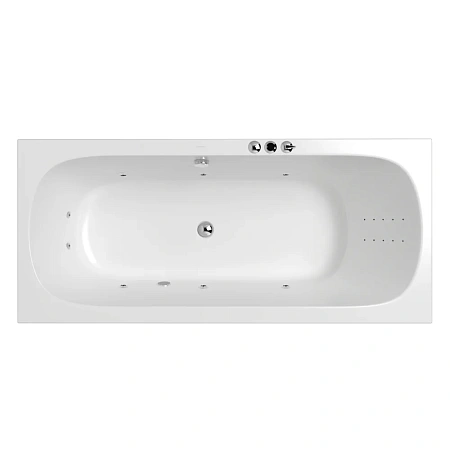 Акриловая ванна WHITECROSS Print Slim 170x75 SMART NANO 0113.170075.100.SMARTNANO.CR хром