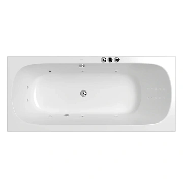 Акриловая ванна WHITECROSS Print 170x75 SMART NANO 0112.170075.100.SMARTNANO.CR хром