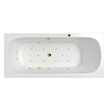 Акриловая ванна WHITECROSS Print Slim 170x75 ULTRA NANO 0113.170075.100.ULTRANANO.GL золото