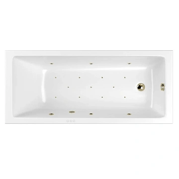 Акриловая ванна WHITECROSS Wave 175x70 RELAX 0101.175070.100.RELAX.BR бронза
