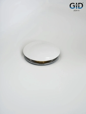 Донный клапан Gid с переливом Wh100-1 71102K белый 7x7x10 Донный клапан Gid с переливом Wh100-1 71102K белый 7x7x10