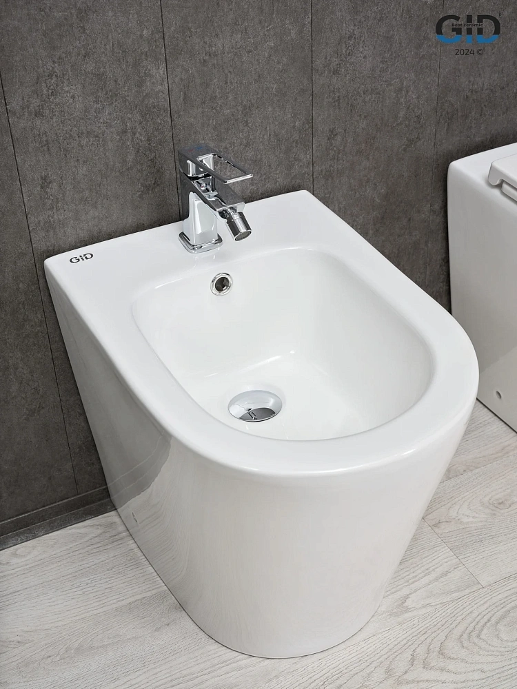 Биде напольное Gid BDN-30 21104 белый 51.5x36.5x43 — Изображение 6