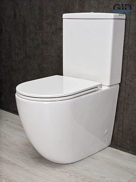 Унитаз напольный Gid Tn2188 62249Y белый 62x36x84 с крышкой микролифт