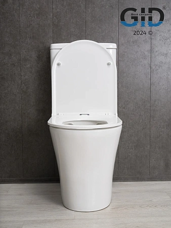 Унитаз напольный Gid Tn2124 62244Y белый 60.5x36x82.5 с крышкой микролифт Унитаз напольный Gid Tn2124 62244Y белый 60.5x36x82.5 с крышкой микролифт