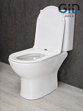 Унитаз напольный Gid Tn2123 62243Y белый 67x38.5x82 с крышкой микролифт