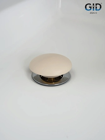 Донный клапан Gid без перелива Sr100 74405K светло-коричневый матовый 7x7x10 Донный клапан Gid без перелива Sr100 74405K светло-коричневый матовый 7x7x10