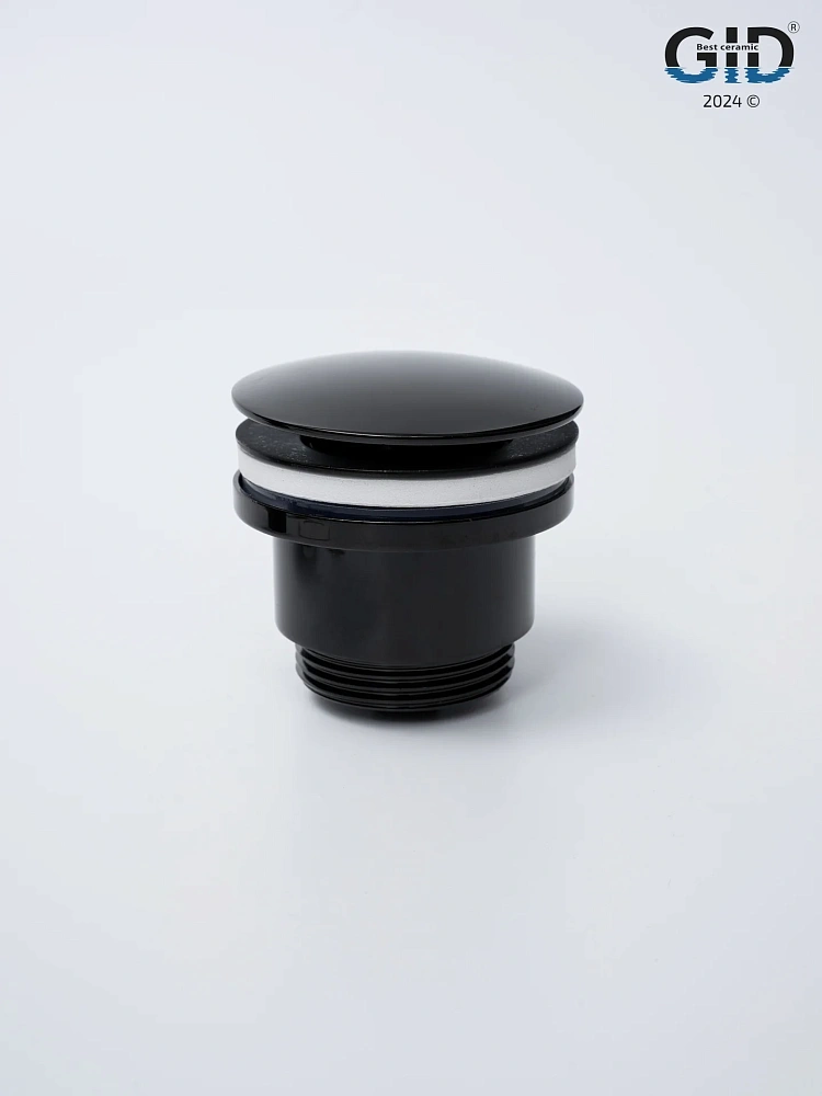 Донный клапан Gid универсальный G-58BL 76604K черный глянцевый 7.5x7x3.5 — Изображение 2