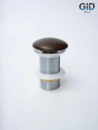 Донный клапан Gid без перелива Br100 74406K коричневый матовый 7x7x10 Донный клапан Gid без перелива Br100 74406K коричневый матовый 7x7x10