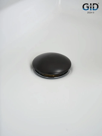 Донный клапан Gid без перелива Blm100 74402K черный матовый 7x7x10 Донный клапан Gid без перелива Blm100 74402K черный матовый 7x7x10