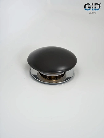 Донный клапан Gid без перелива Blm100 74402K черный матовый 7x7x10 Донный клапан Gid без перелива Blm100 74402K черный матовый 7x7x10