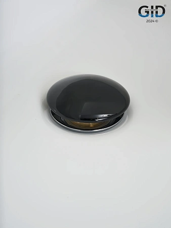 Донный клапан Gid с переливом Bl100-1 72202K черный глянцевый 7x7x10 Донный клапан Gid с переливом Bl100-1 72202K черный глянцевый 7x7x10