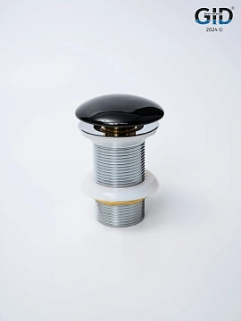 Донный клапан Gid без перелива Bl100 72201K черный глянцевый 7x7x10