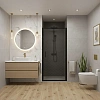Душевой уголок Cerama Lux CL1020B-100 BLACK профиль черно-матовый, стекло прозрачное 1000x1000 мм Душевой уголок Cerama Lux CL1020B-100 BLACK профиль черно-матовый, стекло прозрачное 1000x1000 мм