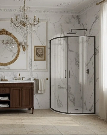 Душевой уголок Cerama Lux CL901QG-100 профиль серый, стекло прозрачное 1000x1000 мм Душевой уголок Cerama Lux CL901QG-100 профиль серый, стекло прозрачное 1000x1000 мм
