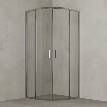 Душевой уголок VAGNERPLAST Avello 100x100x185 см VPSC100100185AV1CH полукруглый, хром
