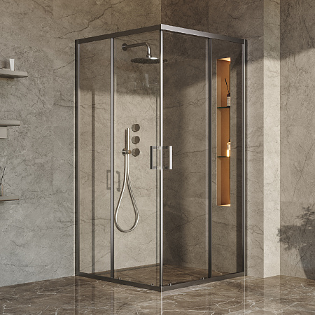 Душевой уголок VAGNERPLAST Talos 90x90x185 см VPSC9090185TA1CH квадратный, хром Душевой уголок VAGNERPLAST Talos 90x90x185 см VPSC9090185TA1CH квадратный, хром