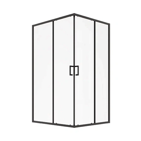 Душевой уголок VAGNERPLAST Talos 100x80x185 см VPSC10080185TA1BL прямоугольный, черный