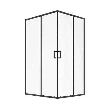Душевой уголок VAGNERPLAST Talos 120x100x185 см VPSC120100185TA1BL прямоугольный, черный