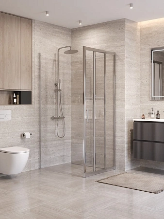 Душевой уголок BelBagno UNO-195-AHF-31-90/100-C-Cr 90x100 см, профиль хром, стекло прозрачное Душевой уголок BelBagno UNO-195-AHF-31-90/100-C-Cr 90x100 см, профиль хром, стекло прозрачное