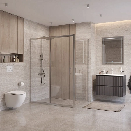 Душевой уголок BelBagno UNO-195-AH-1-150/90-C-Cr 150x90 см, профиль хром, стекло прозрачное Душевой уголок BelBagno UNO-195-AH-1-150/90-C-Cr 150x90 см, профиль хром, стекло прозрачное