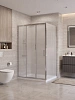 Душевой уголок BelBagno UNO-195-AHF-31-120/90-P-Cr 120x90 см, профиль хром, стекло рифленое Душевой уголок BelBagno UNO-195-AHF-31-120/90-P-Cr 120x90 см, профиль хром, стекло рифленое