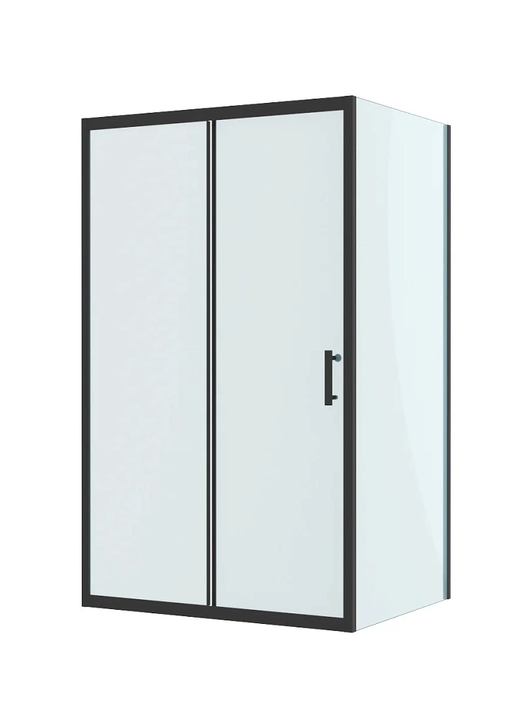 Душевой уголок BelBagno UNO-195-AH-1-110/90-P-Cr 110x90 см, профиль хром, стекло рифленое — Изображение 5