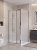 Душевой уголок BelBagno UNO-195-AHF-31-100/90-P-Cr 100x90 см, профиль хром, стекло рифленое Душевой уголок BelBagno UNO-195-AHF-31-100/90-P-Cr 100x90 см, профиль хром, стекло рифленое