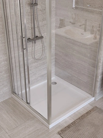 Душевой уголок BelBagno UNO-195-AF-31-90-C-IN 90x90 см, профиль сатин, стекло прозрачное Душевой уголок BelBagno UNO-195-AF-31-90-C-IN 90x90 см, профиль сатин, стекло прозрачное