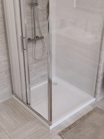 Душевой уголок BelBagno UNO-195-AF-31-90-P-Cr 90x90 см, профиль хром, стекло рифленое Душевой уголок BelBagno UNO-195-AF-31-90-P-Cr 90x90 см, профиль хром, стекло рифленое