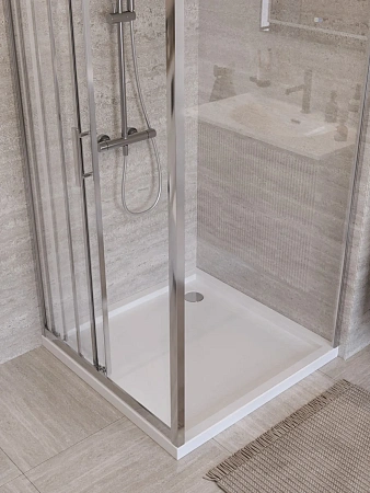 Душевой уголок BelBagno UNO-195-AF-31-90-C-Cr 90x90 см, профиль хром, стекло прозрачное Душевой уголок BelBagno UNO-195-AF-31-90-C-Cr 90x90 см, профиль хром, стекло прозрачное