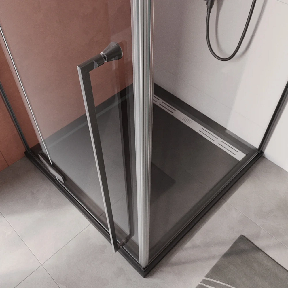 Душевой уголок CEZARES LINER-A-1-90-C-GM-R 90x90 см — Изображение 3