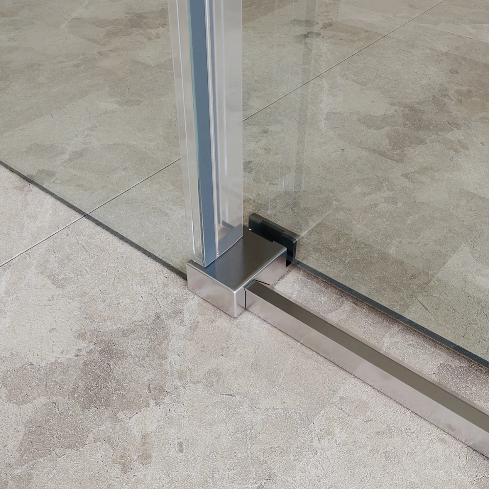 Душевой уголок BelBagno SOFT_CLOSE-2-AH-1-180/100-C-Cr 180x100 см, профиль хром, стекло прозрачное — Изображение 8