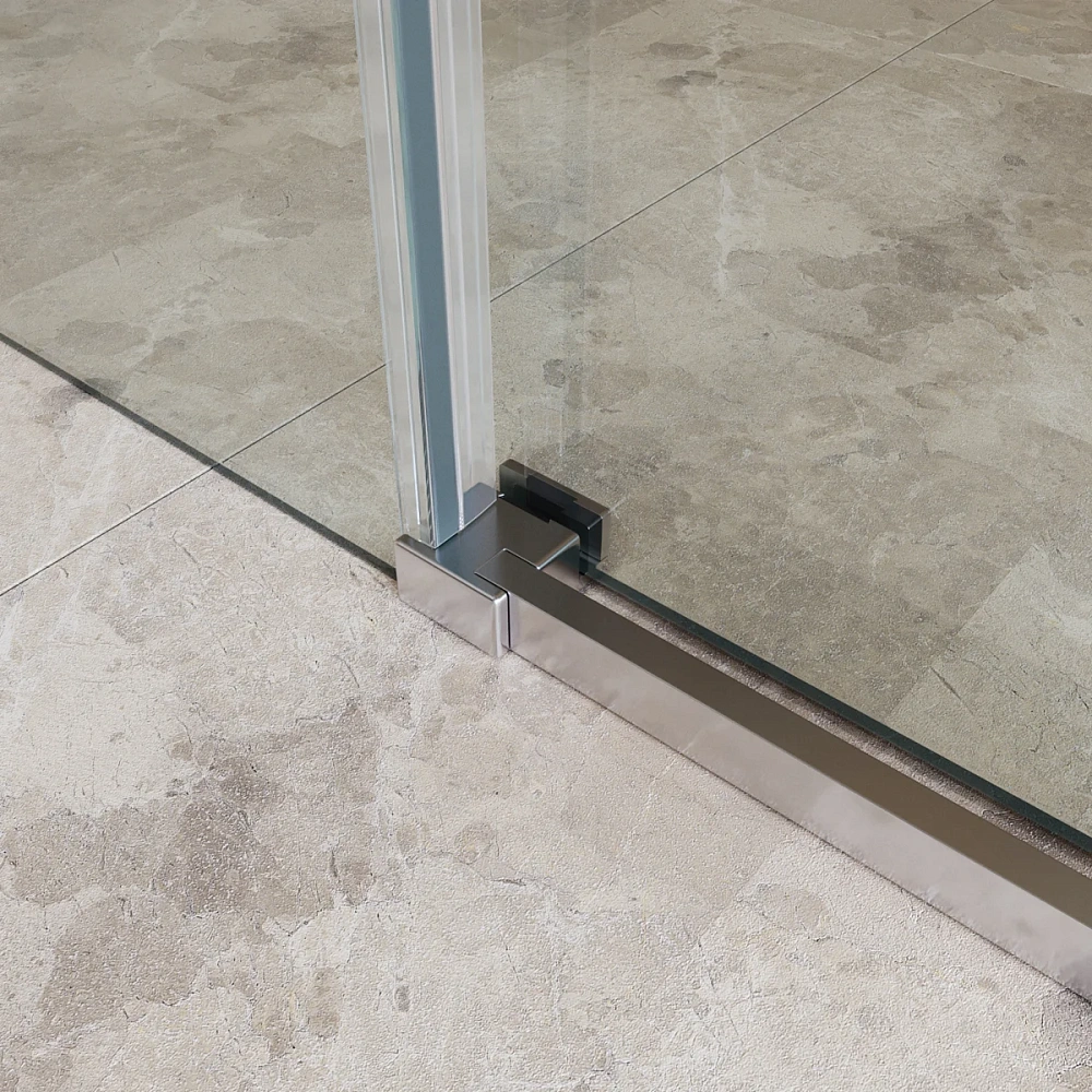 Душевой уголок BelBagno SOFT_CLOSE-1-AH-1-130/100-C-Cr 130x100 см, профиль хром, стекло прозрачное — Изображение 6
