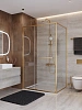 Душевой уголок CEZARES LUX-AH-FS-11-120/90-C-BORO 120x90 см, профиль брашированное золото, стекло прозрачное Душевой уголок CEZARES LUX-AH-FS-11-120/90-C-BORO 120x90 см, профиль брашированное золото, стекло прозрачное