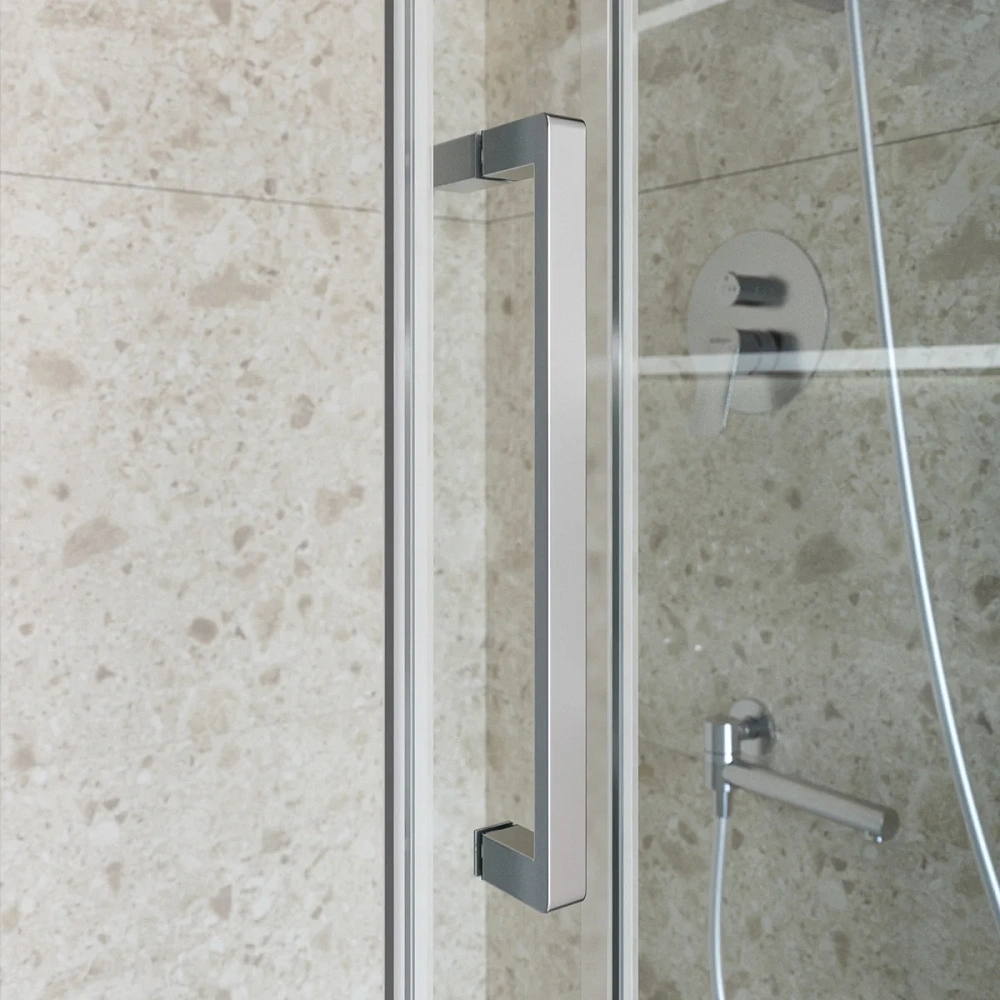 Душевой уголок BelBagno MARINO-2-AH-1-130/90-C-Cr 130x90 см, профиль хром, стекло прозрачное — Изображение 9