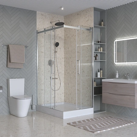 Душевой уголок BelBagno MARINO-2-AH-2-120/90-C-CR 120x90 см, профиль хром, стекло прозрачное Душевой уголок BelBagno MARINO-2-AH-2-120/90-C-CR 120x90 см, профиль хром, стекло прозрачное