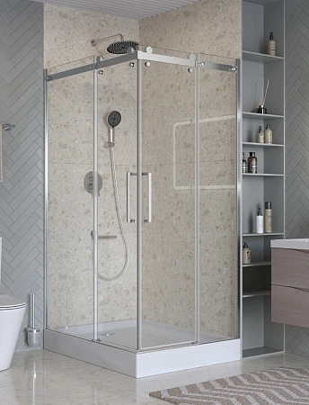 Душевой уголок BelBagno MARINO-2-AH-2-120/90-C-CR 120x90 см, профиль хром, стекло прозрачное Душевой уголок BelBagno MARINO-2-AH-2-120/90-C-CR 120x90 см, профиль хром, стекло прозрачное