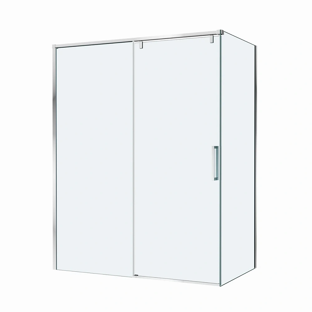 Душевой уголок BelBagno SOFT_CLOSE-1-AH-1-160/90-C-Cr 160x90 см, профиль хром, стекло прозрачное — Изображение 5