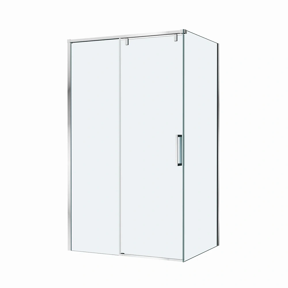 Душевой уголок BelBagno SOFT_CLOSE-1-AH-1-120/90-C-Cr 120x90 см, профиль хром, стекло прозрачное — Изображение 5