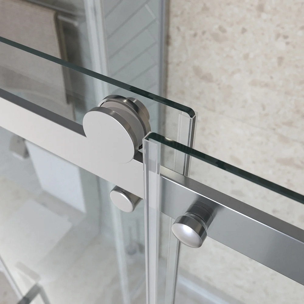 Душевой уголок BelBagno MARINO-2-AH-1-150/80-C-Cr 150x80 см, профиль хром, стекло прозрачное — Изображение 6