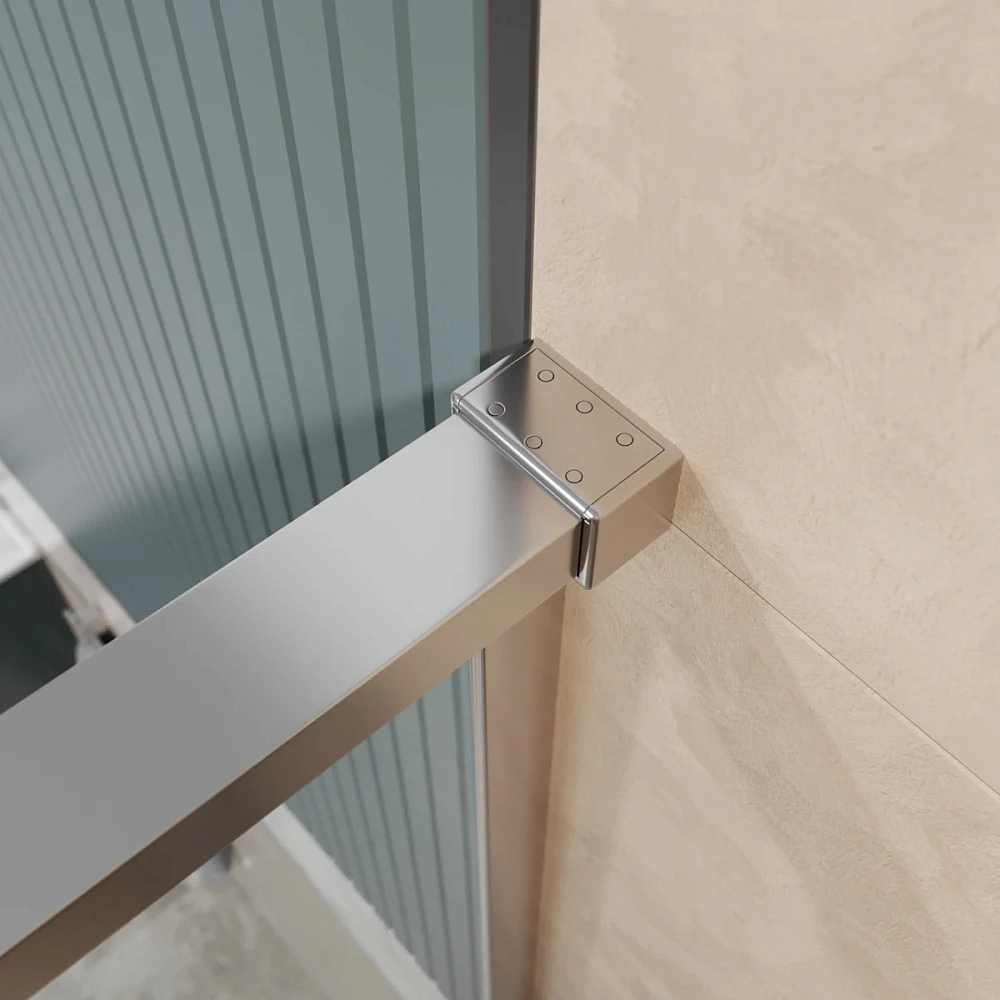 Душевой уголок BelBagno SOFT_CLOSE-1-AH-1-130/80-C-Cr 130x80 см, профиль хром, стекло прозрачное — Изображение 10