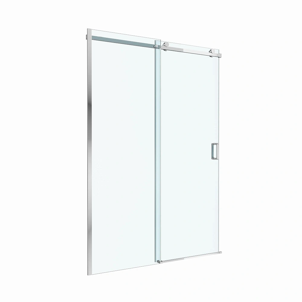 Душевая дверь BelBagno SOFT_CLOSE-2-BF-1-140-C-Cr 140 см, профиль хром, стекло прозрачное — Изображение 4