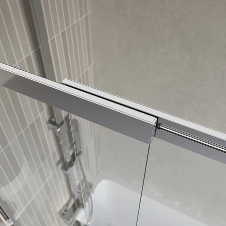 Шторка на ванну BelBagno LUCE-VF-11-90/145-C-Cr Шторка на ванну BelBagno LUCE-VF-11-90/145-C-Cr