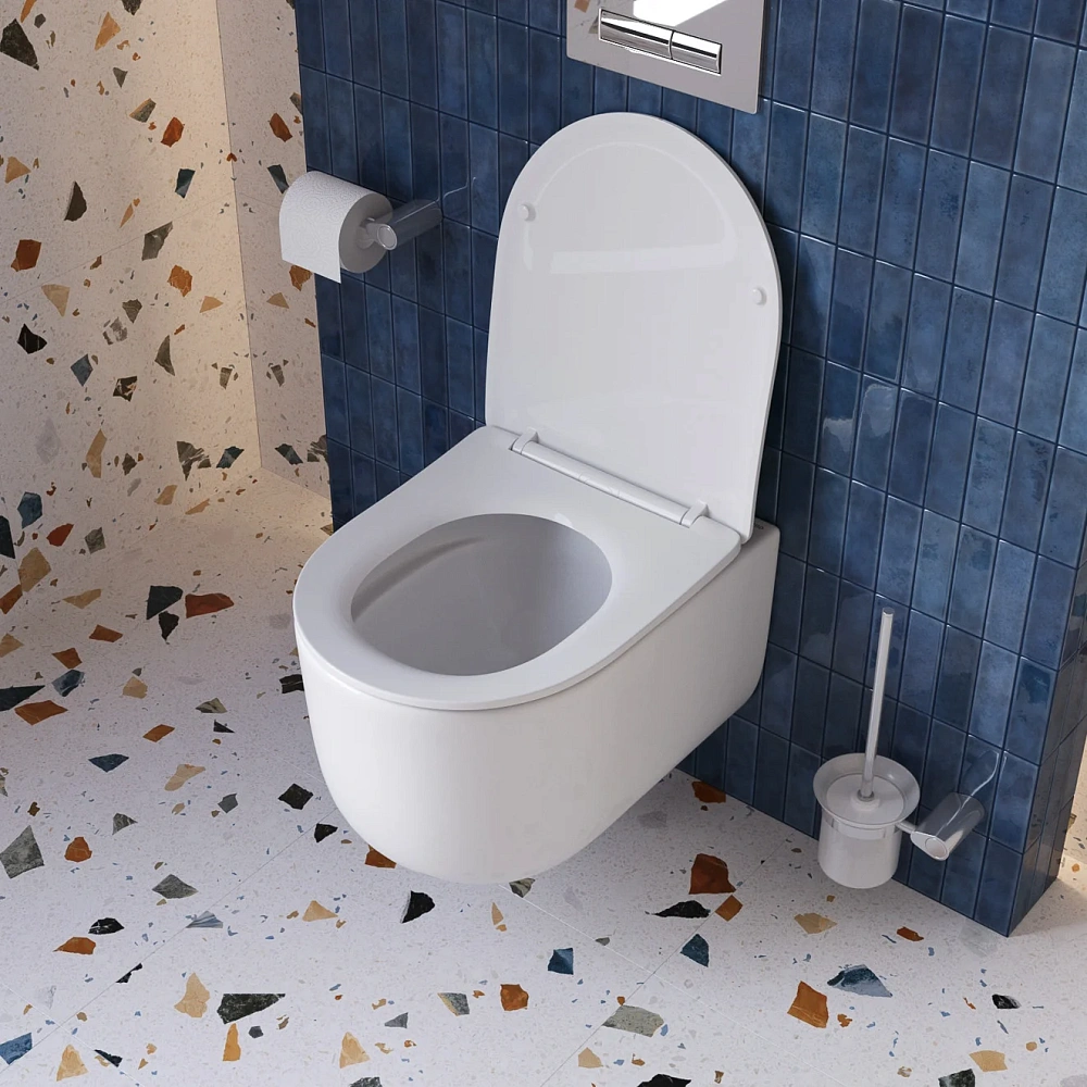 Унитаз подвесной BelBagno SOFT-TOR BB084CH-TOR/SC безободковый c сиденьем — Изображение 12