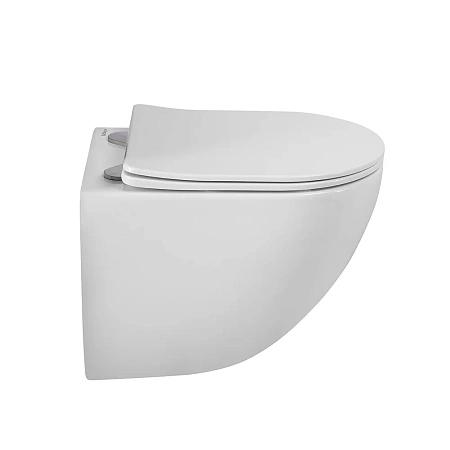 Унитаз подвесной BelBagno AMANDA-TOR BB051CH-TOR-FC/SC безободковый c сиденьем Унитаз подвесной BelBagno AMANDA-TOR BB051CH-TOR-FC/SC безободковый c сиденьем