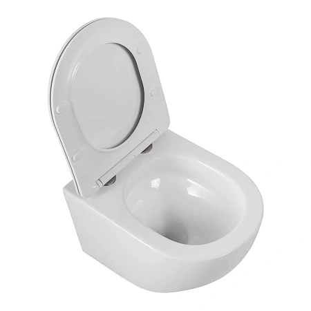 Унитаз подвесной SFERA-TOR BB046CH-TOR/SC безободковый c сиденьем Унитаз подвесной SFERA-TOR BB046CH-TOR/SC безободковый c сиденьем