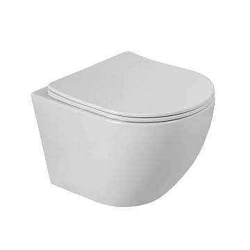 Унитаз подвесной SFERA-TOR BB046CH-TOR/SC безободковый c сиденьем