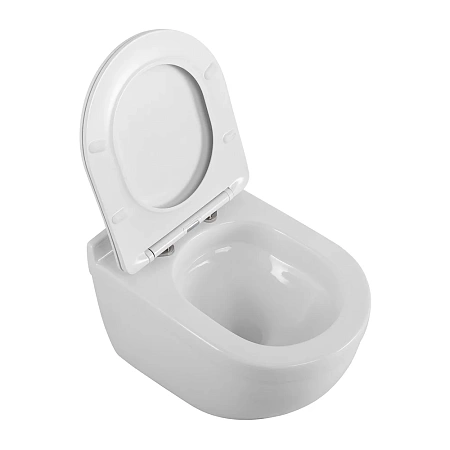 Унитаз подвесной BelBagno SENSO-TOR BB017CH-TOR/SC безободковый c сиденьем Унитаз подвесной BelBagno SENSO-TOR BB017CH-TOR/SC безободковый c сиденьем