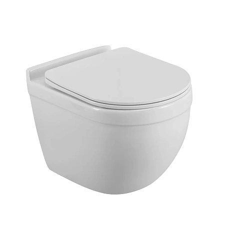 Унитаз подвесной BelBagno SENSO-TOR BB017CH-TOR/SC безободковый c сиденьем