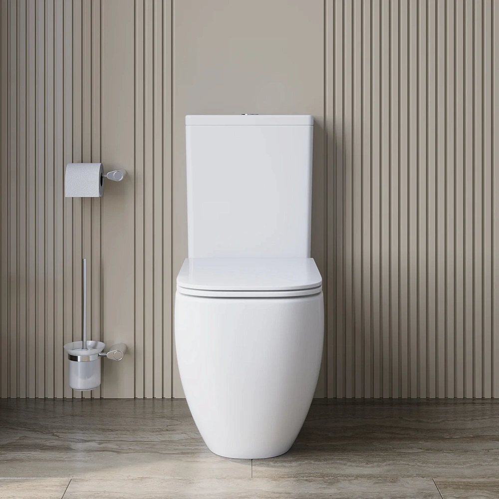 Унитаз напольный BelBagno LUCE-TOR BB2197CP-TOR/SC/BB2197T безободковый с сиденьем — Изображение 10